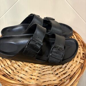 Birkenstock Arizona Black EVA Sandals | Minimal Unisex UK37